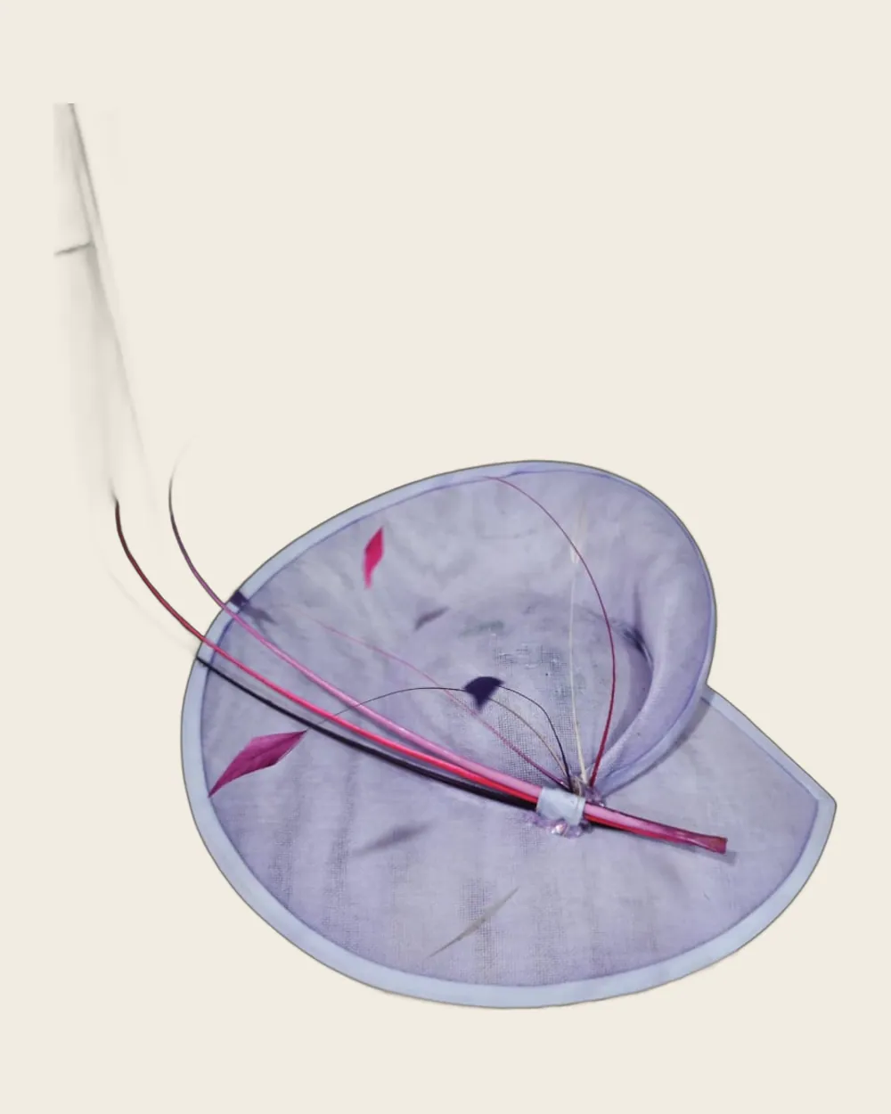 Lilac Saucer Hat